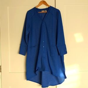 LOGO high-low sweatshirt cardigan LP.